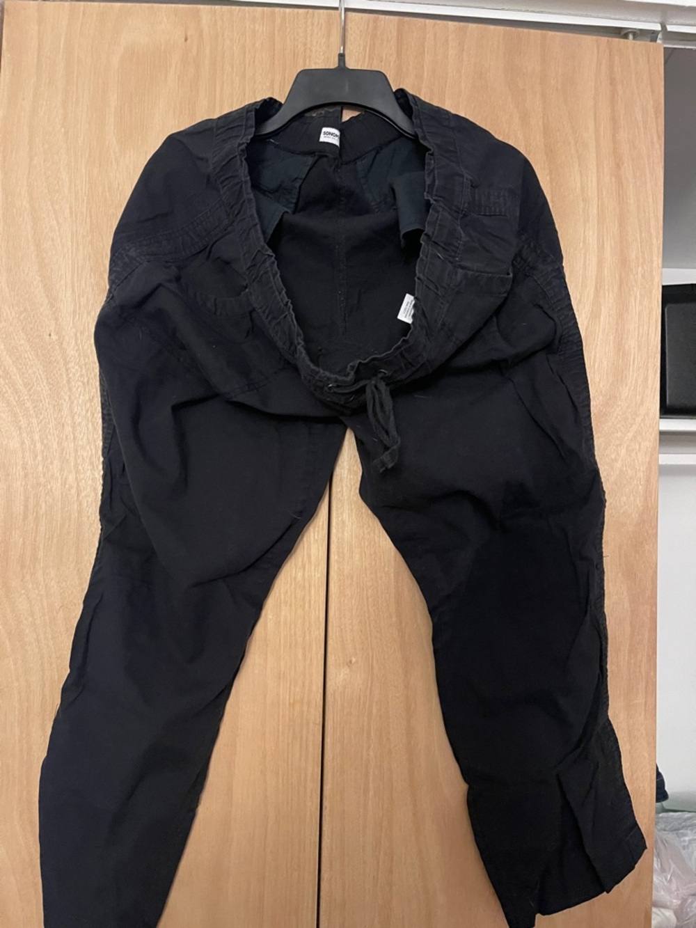 Sonoma Black Women's Straight Leg Cargo Pants